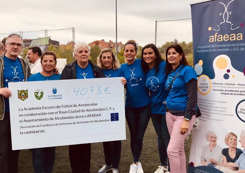 Escuela de fútbol de Alcobendas y al Rayo Ciudad de Alcobendas y al Ayuntamiento de Alcobendas